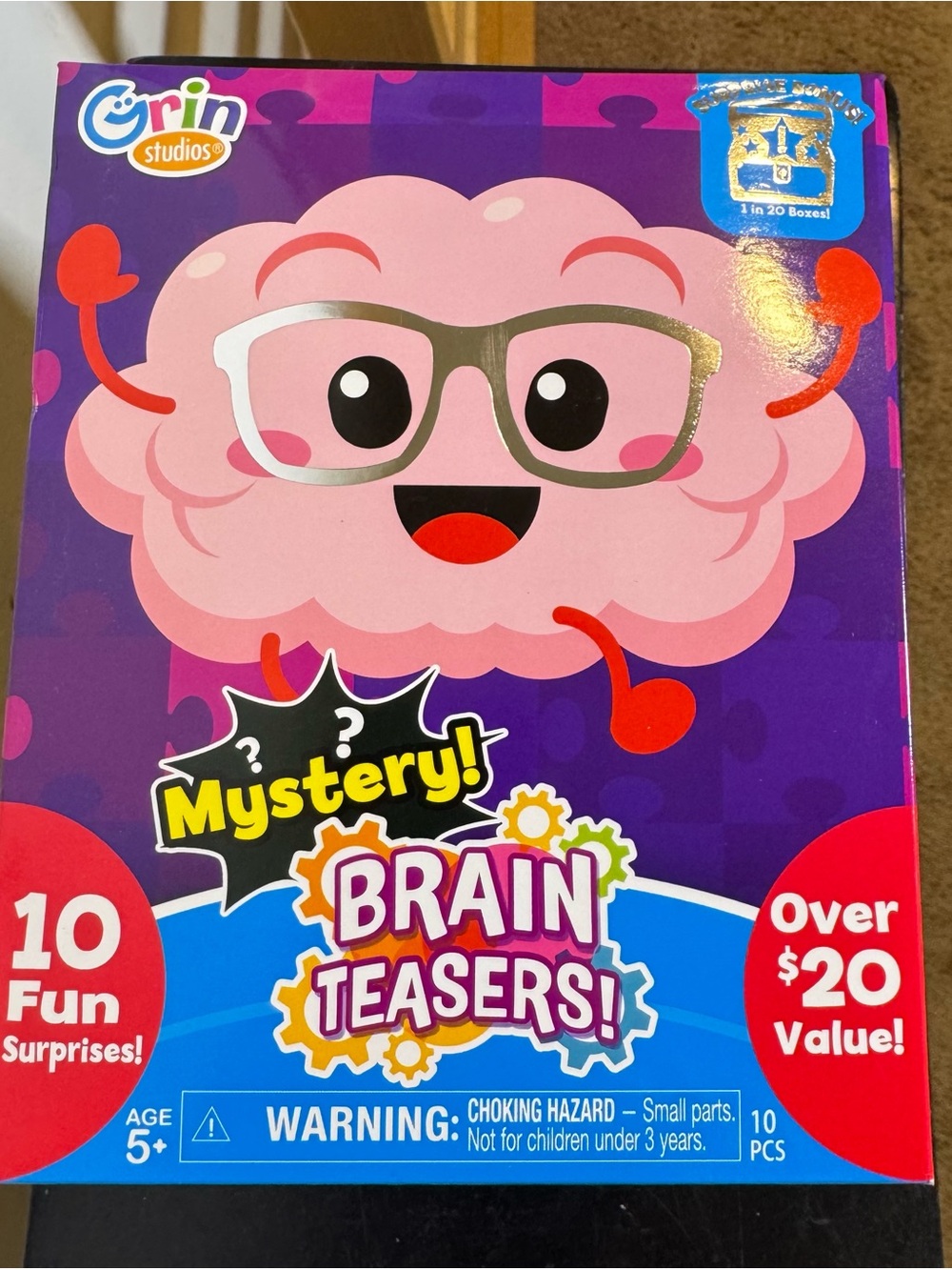 Mystery Brain Teasers! Kids Puzzle & Surprise Set - Unopened